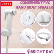 JOPEX PVC Hand Bidet Sprayer with Flexible Hose for pet bathing / Gardening/ Private Use/Paip Tandas