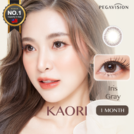 PEGAVISION คอนแทคเลนส์สี รายเดือน รุ่น KAORI สี Iris Gray (2 เลนส์/กล่อง)