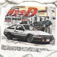 Initial D Toyota Trueno AE86 Vintage Oversized T-shirt #04