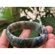 17.67 Wai Natural Seaweed Jade Water Grass Agate Bracelet Jewelry