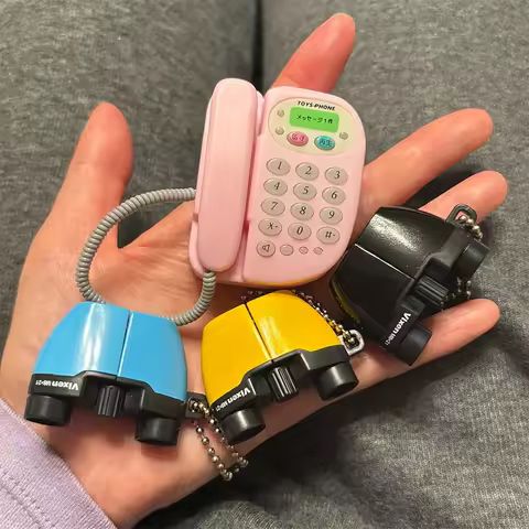 Japanese Genuine Toys Spirits Mini Retro Message Phone, Twisted Egg Recording Phone, Landline Phone 