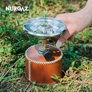 Nurgaz Integrated Stove Outdoor High Flame Stove Butane Picnic Stove with Mini Portable Small Stove