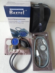 Baxtel Aneroid Sphygmomanometer Blood Pressure Monitor With Gray Stethoscope For Pedia