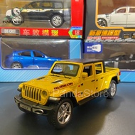 Xe mô hình ô tô Jeep Gold Cube Wrangle bằng kim loại tỉ lệ 1:32