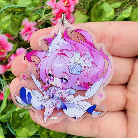 Game Honkai:Star Rail March 7th Evernight Cyrene Cerydra Hysilens Cosplay COSTUME Acrylic Keychain K