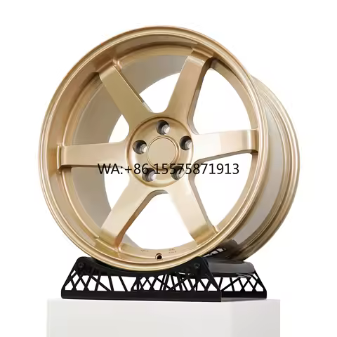 For High Quality TE37 Forged 18 19 20 21 22 24 Inch Sun Gold VOLK Passenger Car T6061 Alloy Wheel 5x