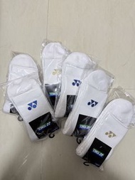 Yonex 羽毛球襪 運動襪 白色 藍色/金色Logo