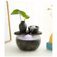 Household Small Water Circulation Fish Tank Living Room Entrance Fountain Decoration Office Desktop Feng Shui Decoration