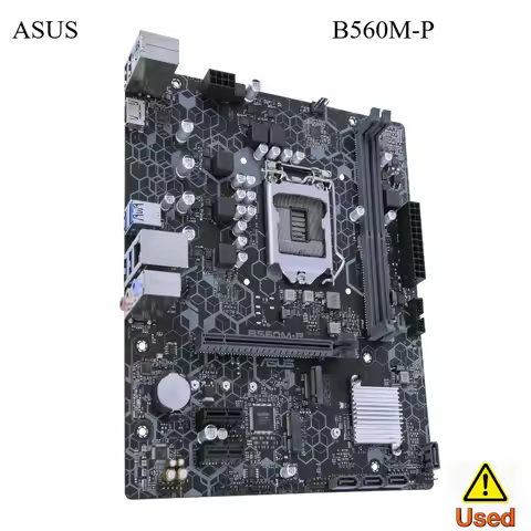 ASUS B560M-P Micro ATX Mainboard Intel B560 LGA 1200 DDR4 M.2 Support 10th 11th Gen Core i3 i5 i7 10