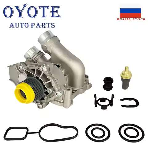 OYOTE 06H121026DD 06H121026CD Aluminum Thermostat Engine Water Pump Repair For Audi A3 A4 Q5 TT VW C