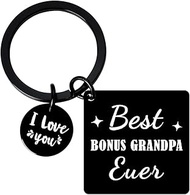 Fathers Day Gift for Grandpa Keychain for Men 2024 Retirement Gifts for Papa Birthday Gifts from Gra