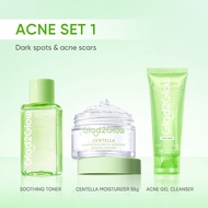 【Men Skincare】Glad2Glow 3 In 1 Men Face wash+Moisturizer+Toner Skincare Set oil control Acne/Repair男