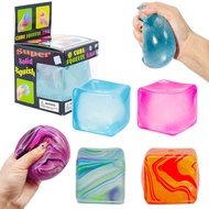 NeeDoh Nice Ice Baby Squish Squeeze Stress Relief Toys Cube Super Solid Squish Decompression Toy