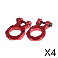 [meteorbdMY] 2-6pack 2x RC Metal Tow Hook Climbing Car RC Car Accessory Climbing Trailer Tow
