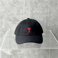 AMI Paris Baseball Cap Logo Black