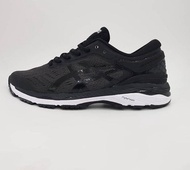 Asics Gel Kayano 24 Terbaru Original Cina Sepatu Volly - Grey Black,