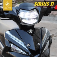 SIRIUS FI 2019 đến 2024 - Pha đèn LED 2 tầng chính hãng ZHIPAT Siêu Sáng - Màu đen khói