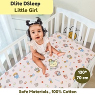 ✅ Dlite DSleep 100% Cotton Baby Bedsheet Newborn Cot Sheet Fitted Crib Sheet Childcare Mattress Shee