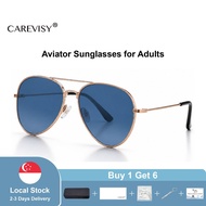 CAREVISY Aviator Sunglasses UV400 Protection Anti Glare Driving Outing Outdoor Activities Sunglasses