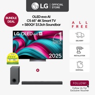 [New] LG OLED evo AI C5 65" 4K Smart TV + S80QY 3.1.3ch Soundbar [Bundle Deal]