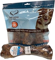 10-11 Inch Meaty Beef Femur Bone (3 Count) - (Made in USA) - Premium American Grade Grass Fed Cattle