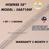 58A7100F HISENSE 58" LED TV BACKLIGHT (LAMPU TV) HISENSE 58 INCH LED TV BACKLIGHT 58A7100