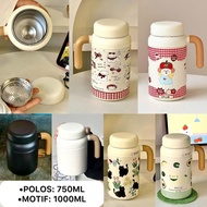 SUNWAYSTORE - Retro Animal Tumbler Mug 1000ml Stainless SUS 316 [2250] Plain Retro Tumbler Mug 750ml