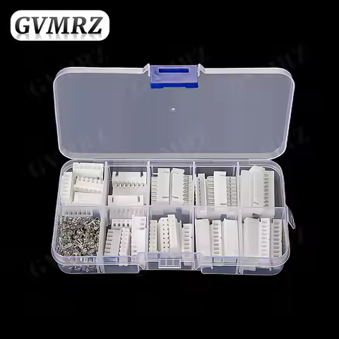 260PCS XH2.54 6/7/8/9/10 Pin Terminals Plastic Shell Male Female Plug Socket Wire Connector XH 2.54 