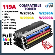 Compatible Toner HP 119A W2090A W2091A W2092A W2093A Laser 150a 150nw MFP 178 178nw 178nwg 179fnw