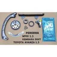 TIMING CHAIN SET PERODUA MYVI 1.3 KEMBARA DVVT AVANZA 1.3 13506-97401