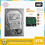 (NOT FOR HOME PC!)WD/HGST DC HC320 8TB HUS728T8TAL5200 7.2K SAS 12Gbps  256MB 3.5" HDD Internal Hard