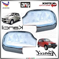 [CHROME] Perodua Kancil 850 Old New ABS Plastic Side Mirror Garnish Moulding Cover Trim Car Accessor