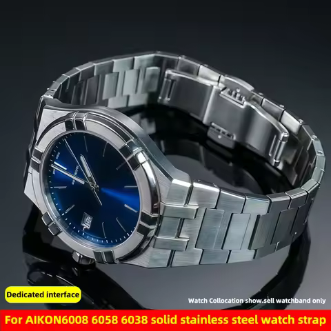 Stainless steel watch strap For Maurice Lacroix AIKON AI6008 AI6038 6058 6007 1108 Quick-release Wat