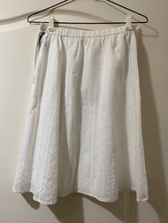 日本百貨公司品牌 白色裙子  KUMIKYOKU 組曲　在日本購物