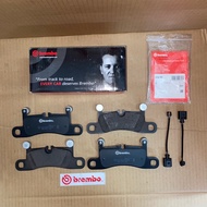 Porsche Cayenne 958 92A 3.0 S 3.6 GTS V6 4.8 Turbo S Rear Brembo Brake Pad And Sensor (Non Ceramic B