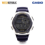 Casio Youth Blue Resin Watch For Men CAE-1000W-2AVDF