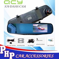 New !!!!! QCY A70 Dual Dashcam Vehicle Black Box 4.5 HD Car DVR Dual Lens