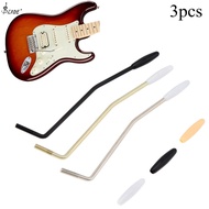 SLADE 3ชิ้น/ล็อต6Mm Tremolo Arm Whammy Bar Vibrato เหล็กสีดำทองเงินฝาครอบอะไหล่สำหรับกีตาร์ไฟฟ้า