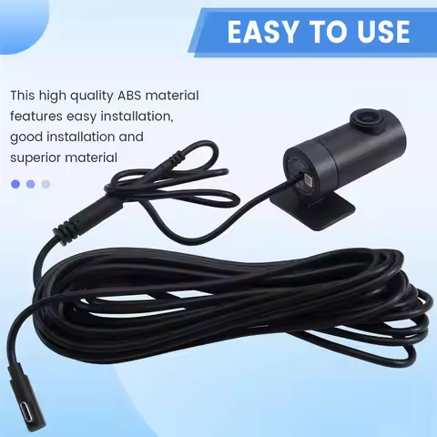 #25V Rear Camera,For 70mai Rear Dash Cam Rc22 for 70mai Interior Cam A800SE (Black)