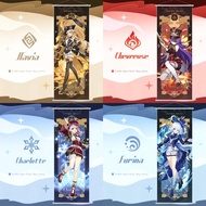 Genshin Impact Chevreuse Navia Wriothesley Neuvillette Animation game character hanging picture cart