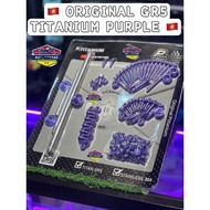 Original GR5 TITANIUM PURPLE Set IMPORT ORI Titanium GR5 Stainless Steel 304 Screw Titanium Y15ZR SK