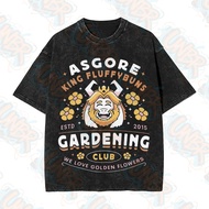 UNBR Deltarune Asgore Street Style Hip-Hop Vintage Washed Loose T-Shirt