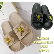 Selipar Sandal girl perempuan wanita tapak getah