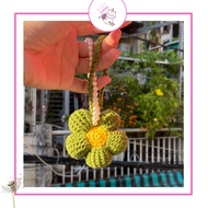 [Crochet Keychain] Lucky 5-Leaf Clover Keychain