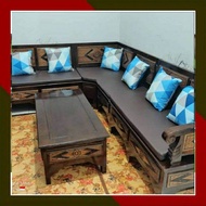 Alas duduk kursi set tebal 6 cm custom ukuran dan warna kain oscar pvc