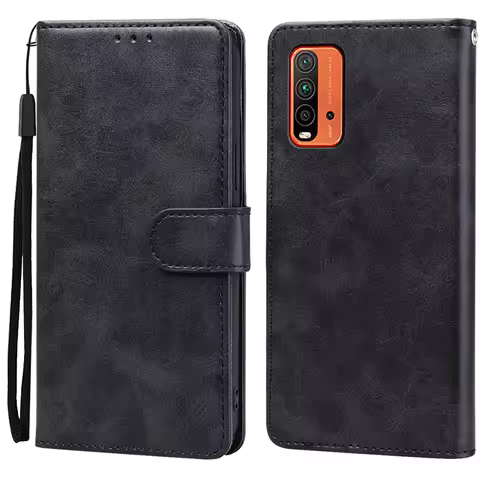 For Redmi 9T Case Leather Flip Wallet Case For Xiaomi Redmi 9T Cover Phone Case For Xiaomi Redmi 9T 