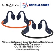 CREATIVE OUTLIER FREE PRO+ WIRELESS WATERPROOF BONE CONDUCTION HEADPHONE WITH ADJUSTABLE TRANSDUCERS