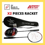 ASTAR Badminton Racket Twins Pack Set 8008 Sport Series / 2 Pieces Racket with String / 羽毛球拍/2个