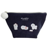 【噗嘟小舖】現貨 特價 日本 Chocobit 化妝包 狗狗 刺繡 衛生用品收納包 美妝小物包 毛小孩 購於日本 送禮