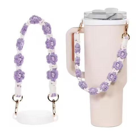 Water Bottle Handle with Strap for Owala Water Bottle Handle Fits Most 12-40oz Water Bottles for Sta